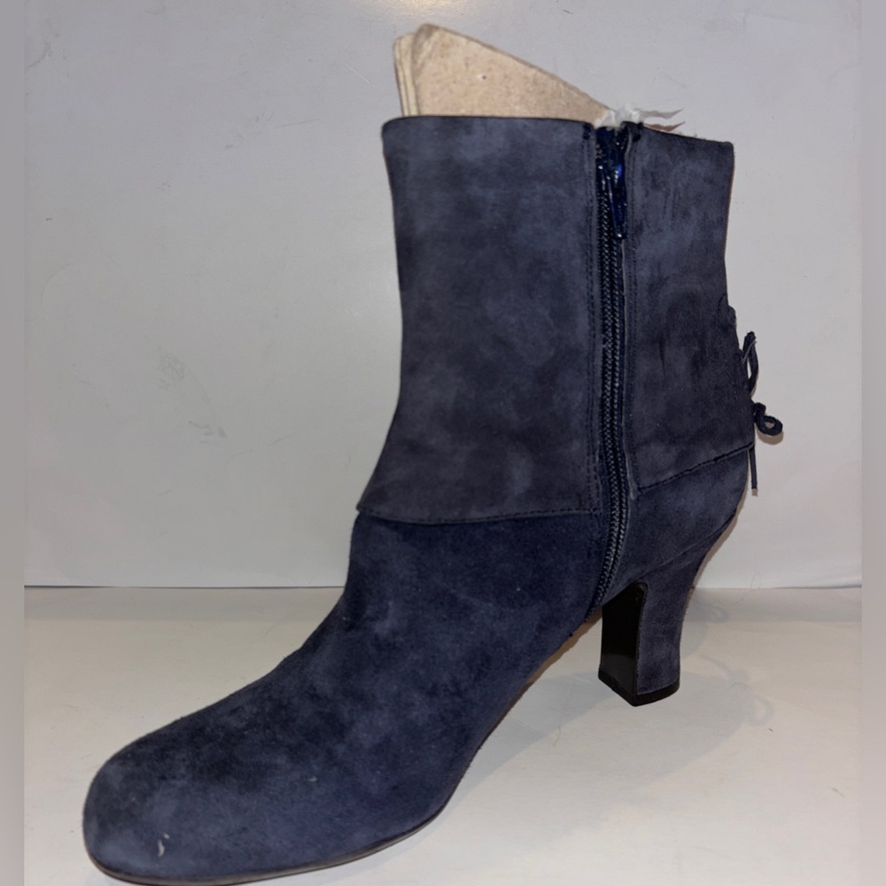 Naturalizer N5 Comfort Leather Heeled Ankle Boots Size 10M Everyday Casual